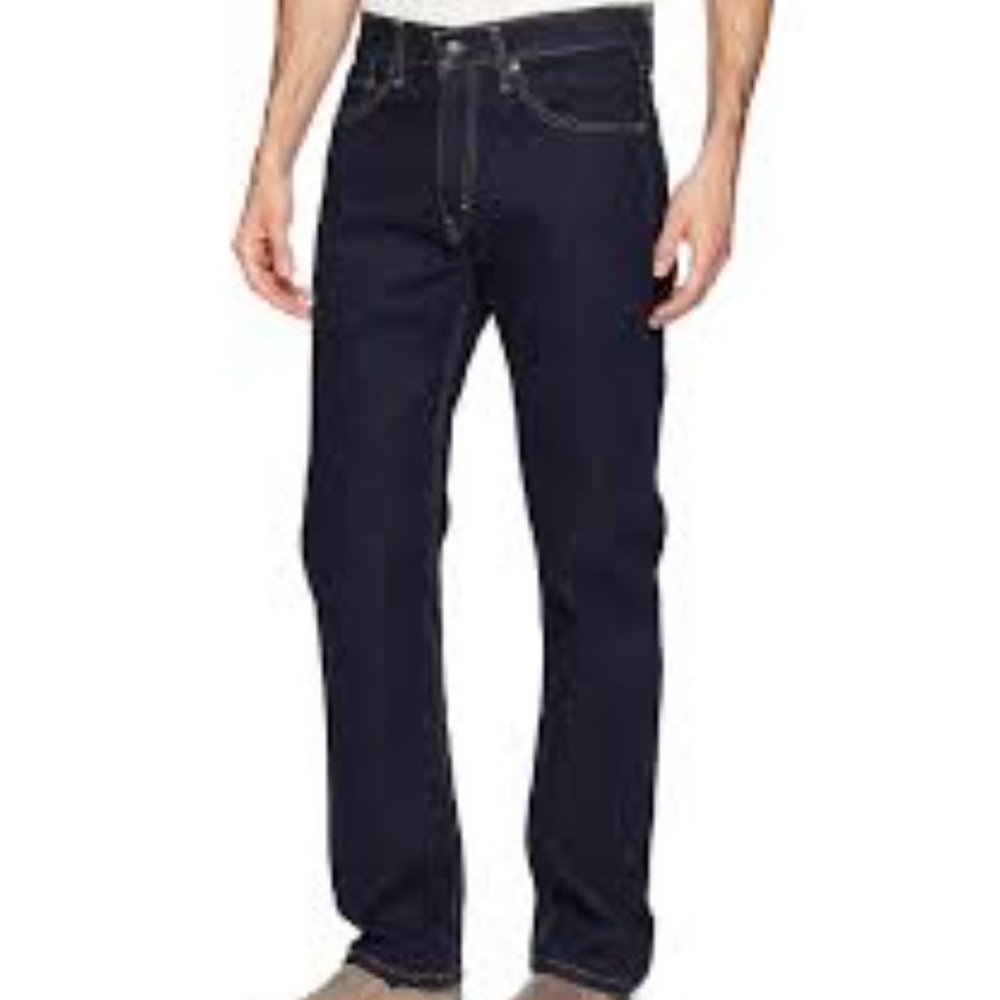Levi’s Men's 505™ Straight Regular Fit Jeans  Dark Wash 38x34